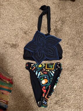 NWOT Anthropologie Celandine High Waist Swimsuit